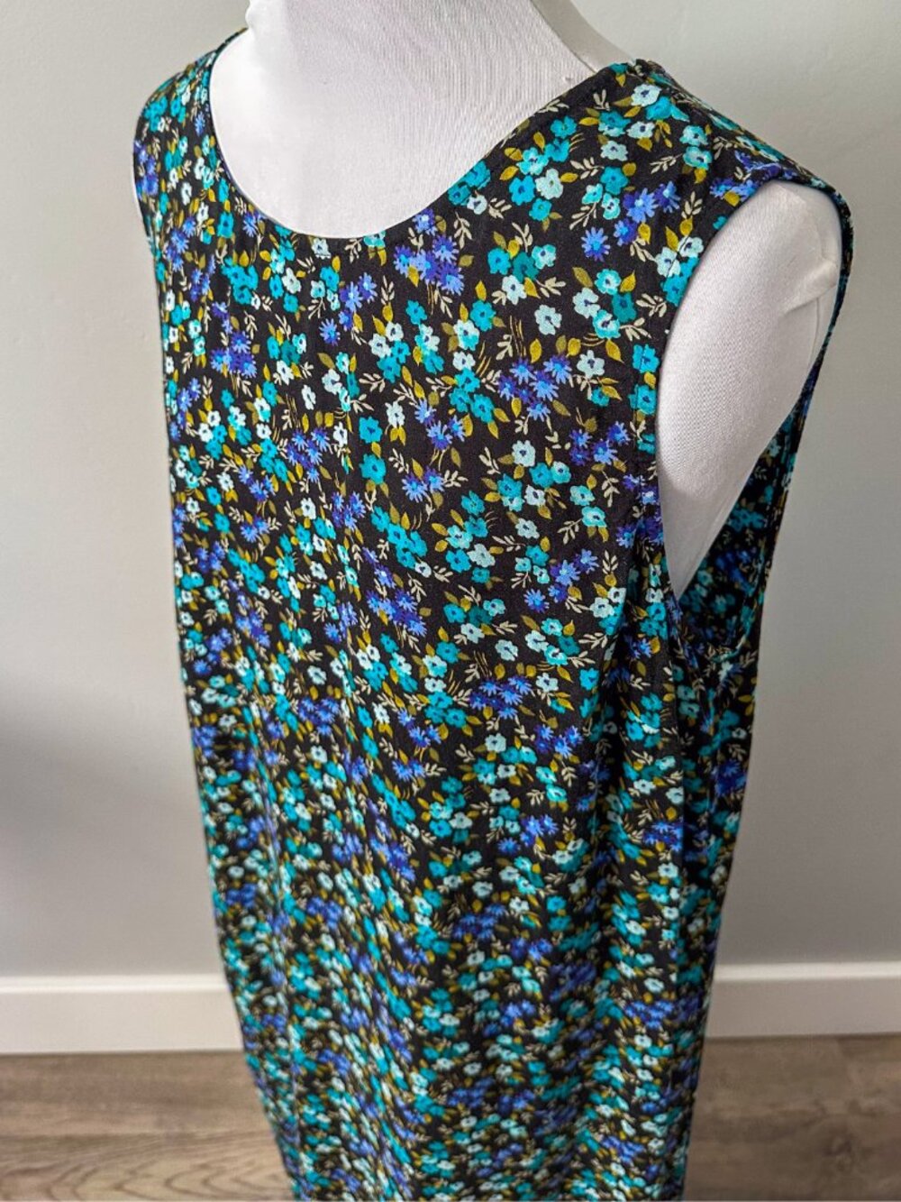 Vintage 90's Maxi Floral Dress - Picture 9 of 9